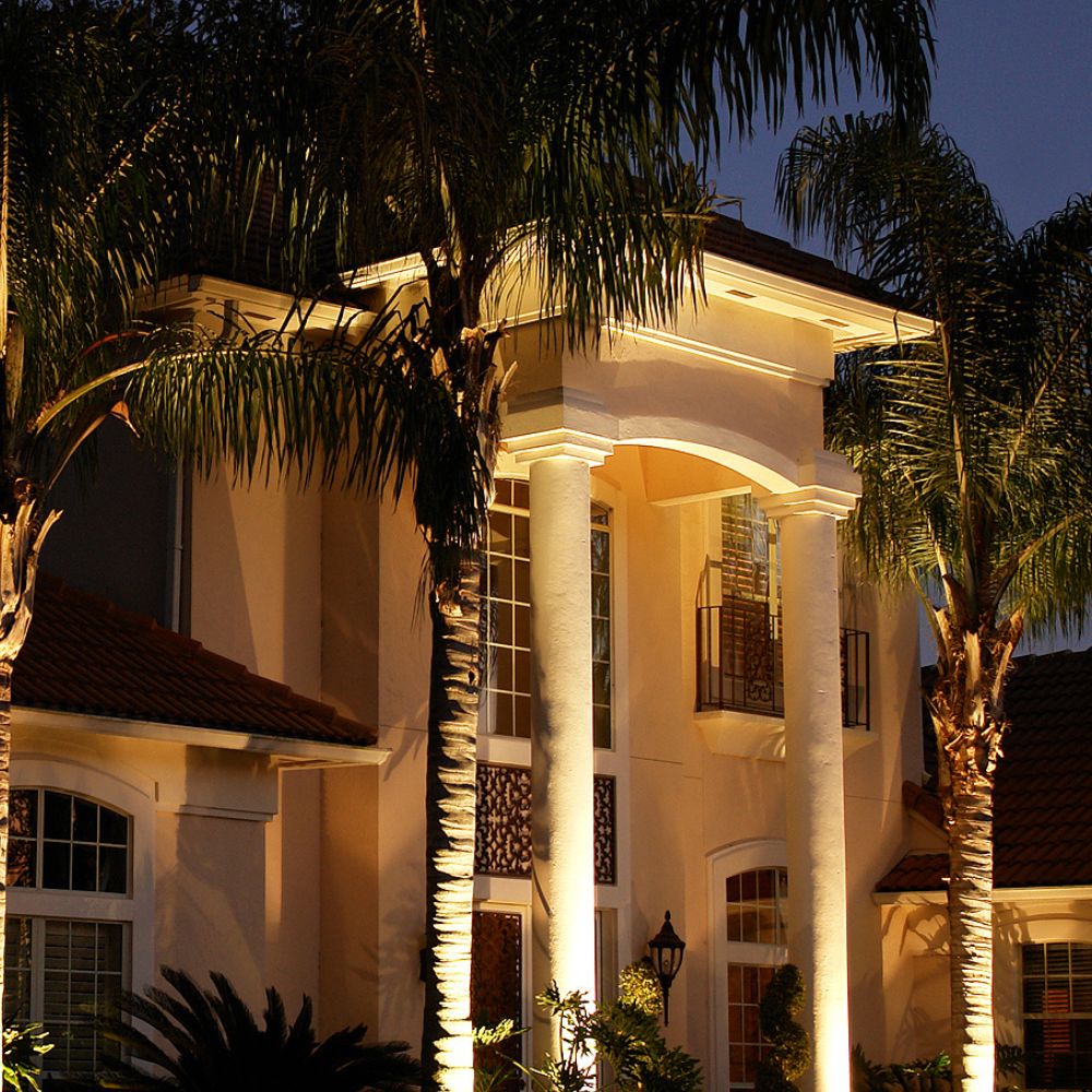 Beautiful view of Vertical Penthouse Outdoor Lighting