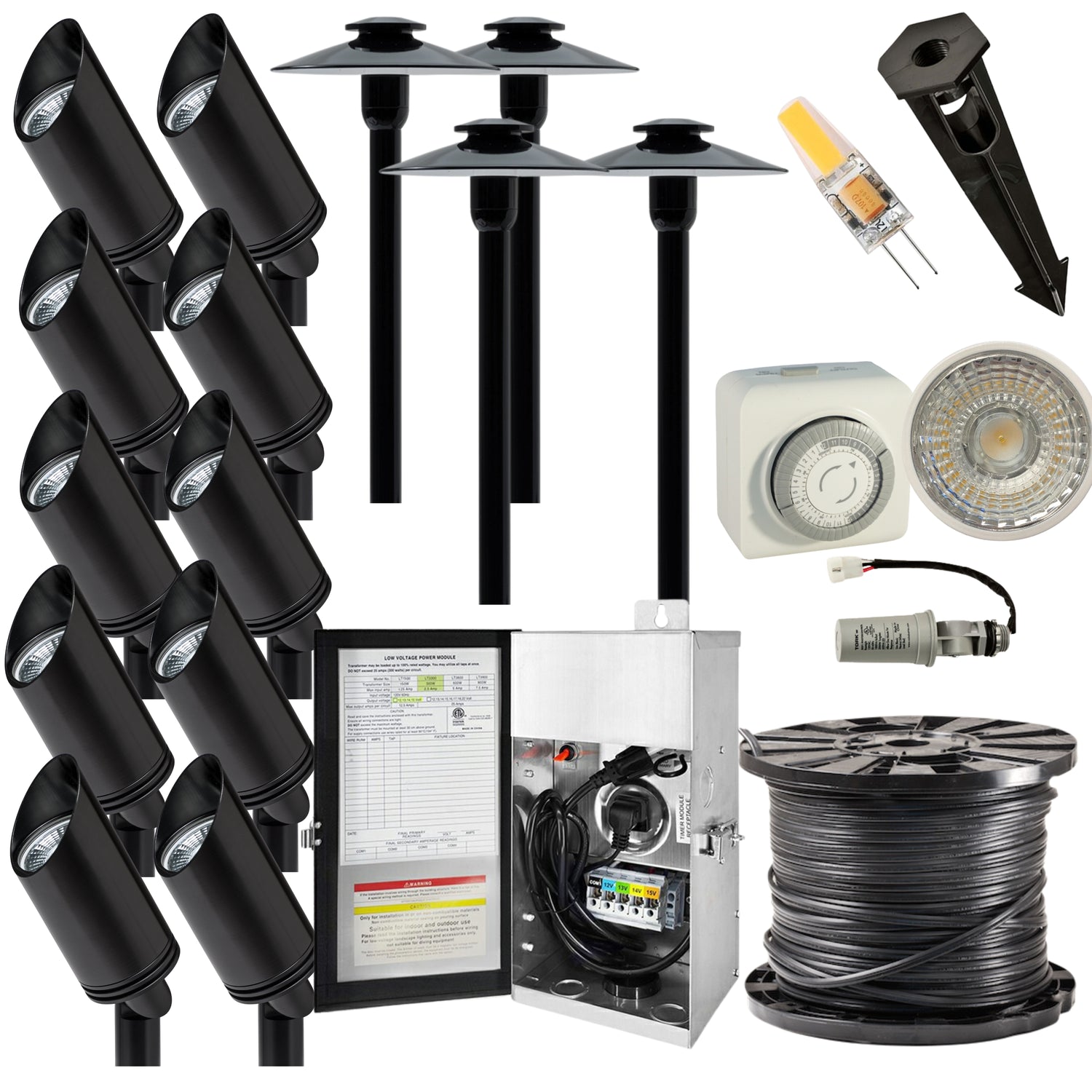 Premier Pack | Outdoor Landscape Lighting Bundle Kit